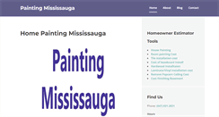 Desktop Screenshot of paintingmississauga.com